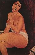 Amedeo Modigliani Seated Female Nude painting